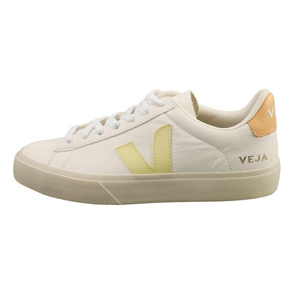 Veja Women's Campo Chromefree Leather White Sun Peach