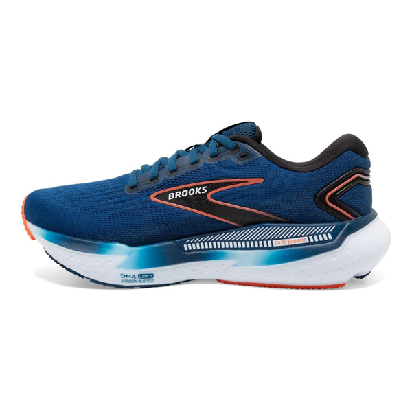 Brooks Men's Glycerin GTS 21 Blue Opal/Black/Nasturtium