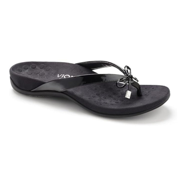 Vionic Women's Bella Toe Post Sandal Black