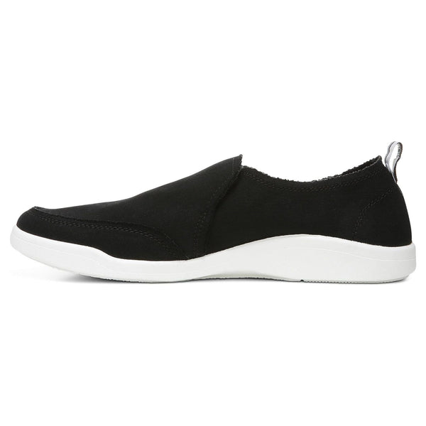 Vionic Women's Beach Malibu Slip On Sneaker Black Canvas